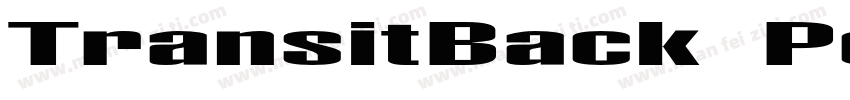 TransitBack Positiv字体转换